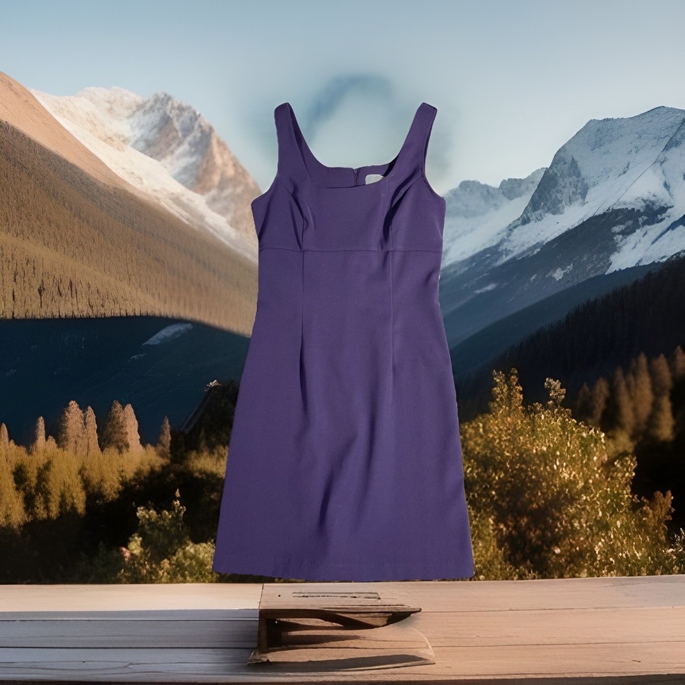 Alan Paige Sleeveless Sheath Dress Size‎ 7/8 Purple